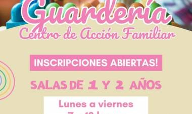 INSCRIPCIONES ABIERTAS EN LA GUARDE DEL CAF