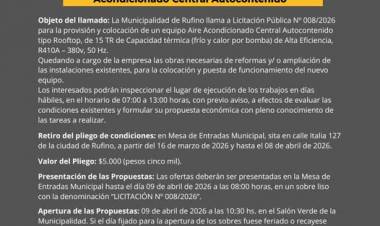 LICITACION PUBLICA N° 08/2026