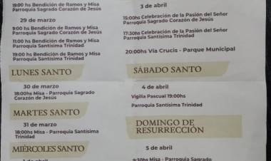 ACTIVIDADES DE SEMANA SANTA
