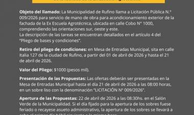 LICITACION PUBLICA N° 009/2026