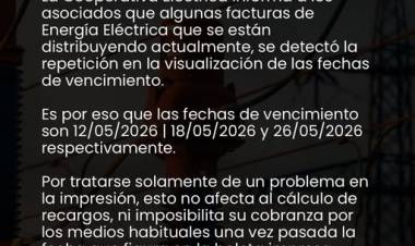 CELR: FECHAS VENCIMIENTO