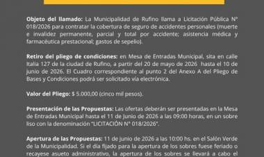 LICITACION PUBLICA N° 18/2026