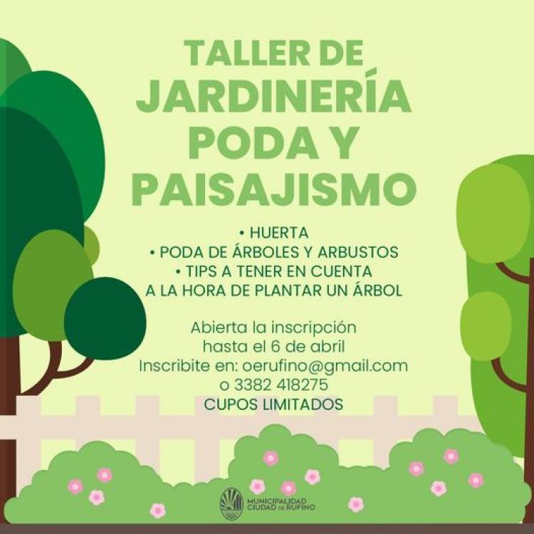 TALLER DE JARDINERIA, PODA Y PAISAJISMO