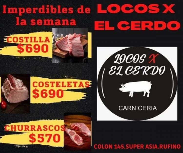 LOCOS POR EL CERDO- COLON 145 SUPERMERCADO ASIA