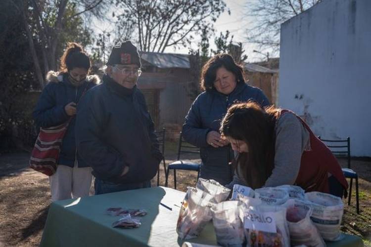 AYER SE REALIZO ENTREGA DE SEMILLAS