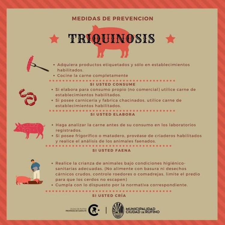 IMPORTANTE: ALERTA POR TRIQUINOSIS