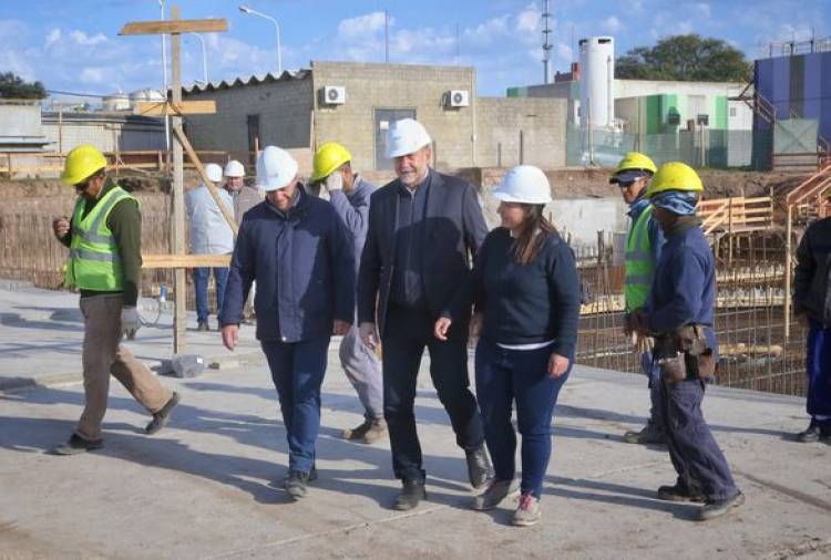 GOBERNADOR OMAR PEROTTI RECORRIO AMPLIACION DE PLANTA POTABILIZADORA DE GRANADERO BAIGORRIA