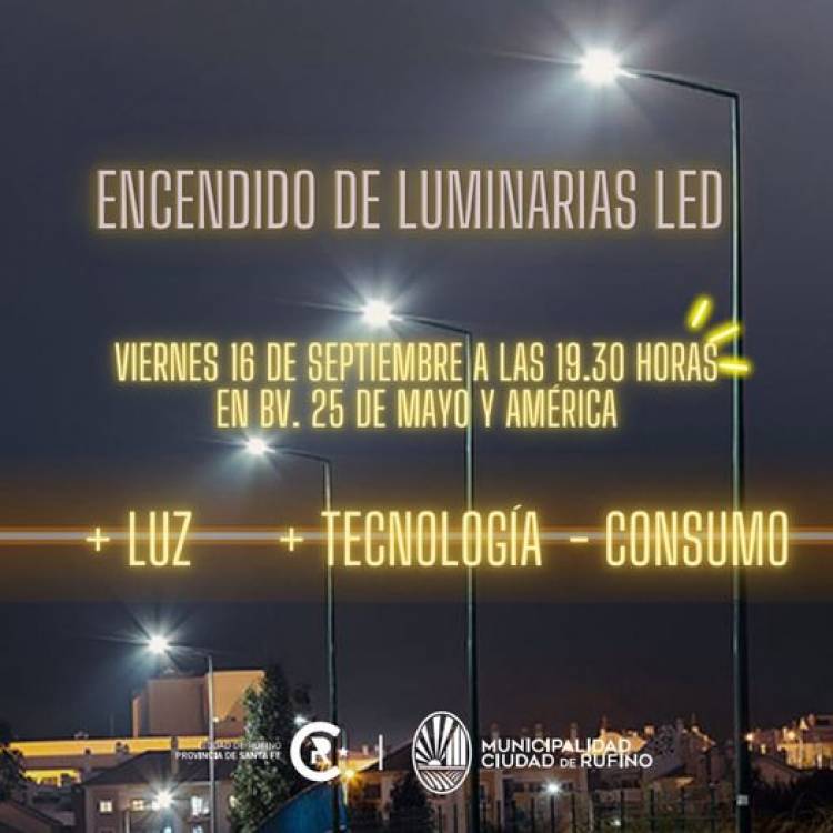 MAS LUMINARIAS PARA LA CIUDAD