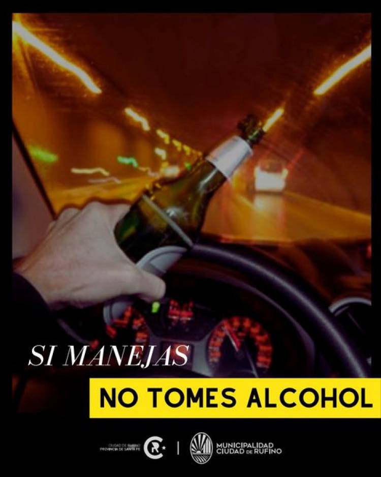 SI TOMASTE ALCOHOL, NO MANEJES...!!!