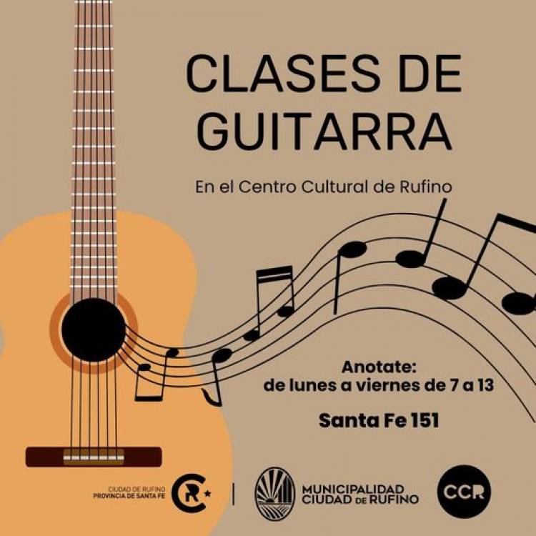 CLASES DE GUITARRA EN EL CCR
