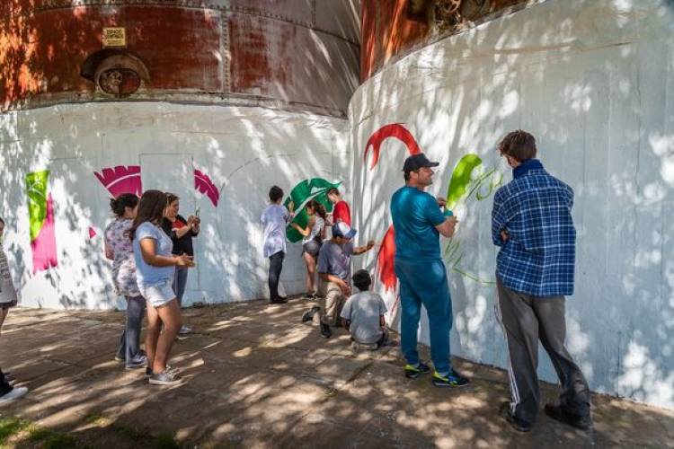 PREPARANDO EL MURAL...!!!