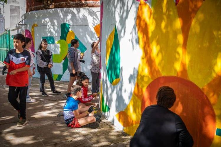 PREPARANDO EL MURAL...!!!
