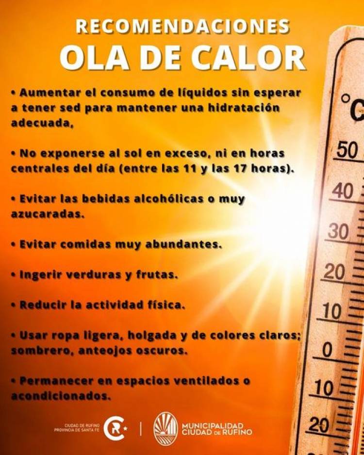 CUIDADOS ANTE LA OLA DE CALOR