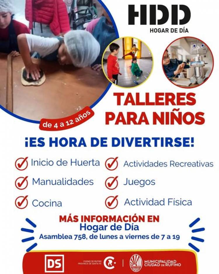 TALLERES PARA NIÑOS