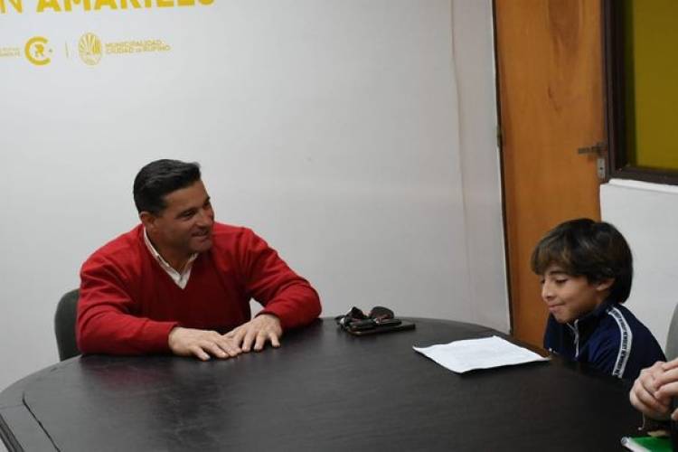 INTENDENTE NATALIO LATTANZI CON BENJAMIN GUTIERREZ PEREZ
