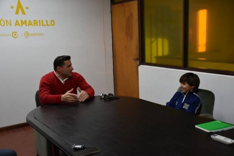 INTENDENTE NATALIO LATTANZI CON BENJAMIN GUTIERREZ PEREZ
