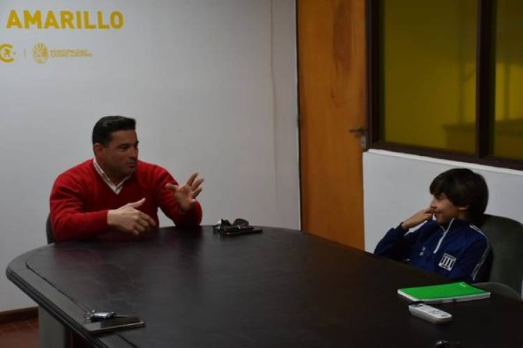 INTENDENTE NATALIO LATTANZI CON BENJAMIN GUTIERREZ PEREZ