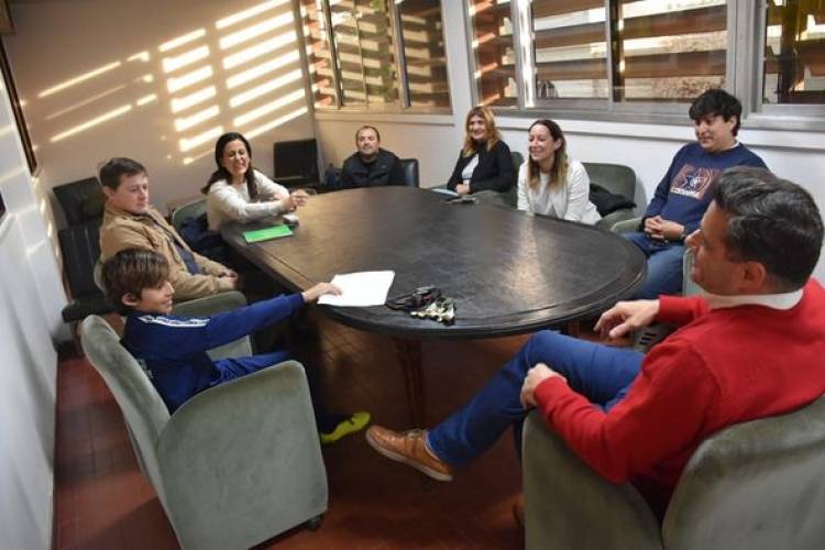 INTENDENTE NATALIO LATTANZI CON BENJAMIN GUTIERREZ PEREZ