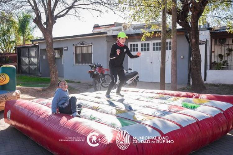 RUFINO ACTIVA EN EL BARRIO JARDIN