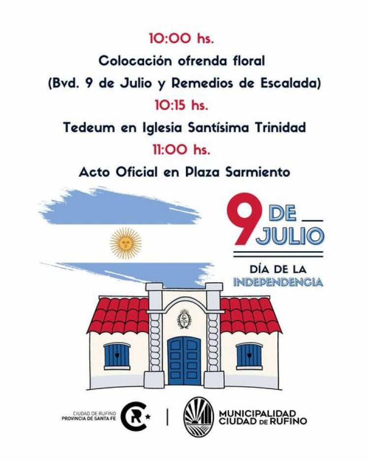 INVITACION ACTO 9 DE JULIO