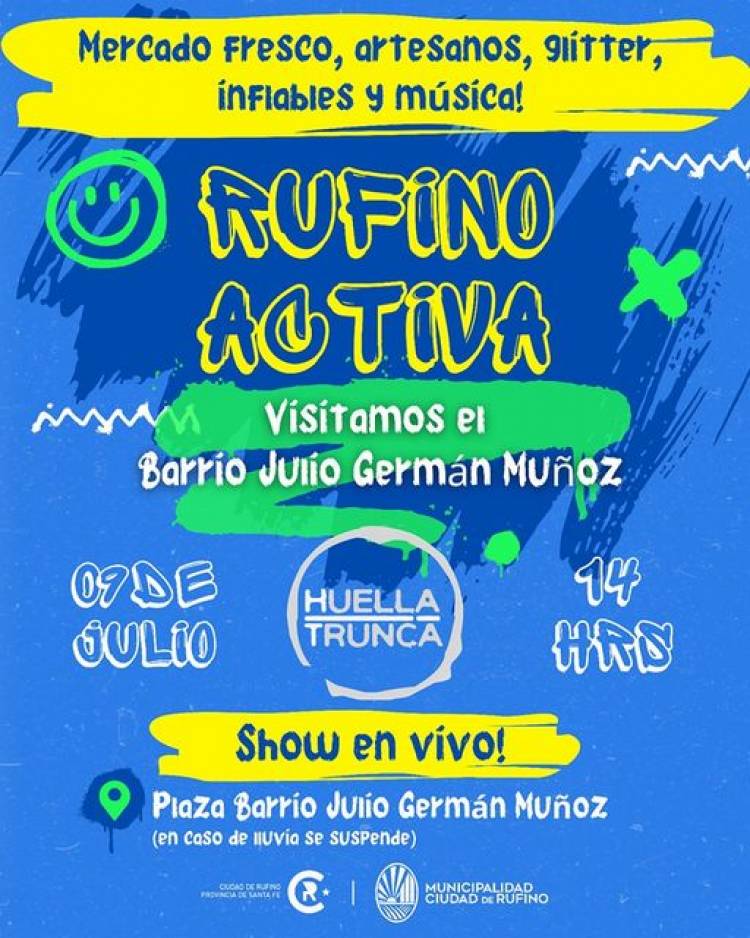 RUFINO ACTIVA EN BARRIO GERMAN MUÑOZ