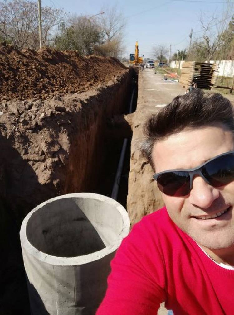 INTENDENTE NATALIO LATTANZI EN EL "BARRIO LOS LEONES"