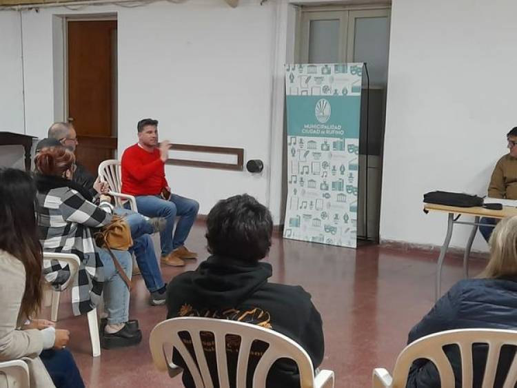 INTENDENTE NATALIO LATTANZI PRESENTE EN REUNION POR TIRO FEDERAL