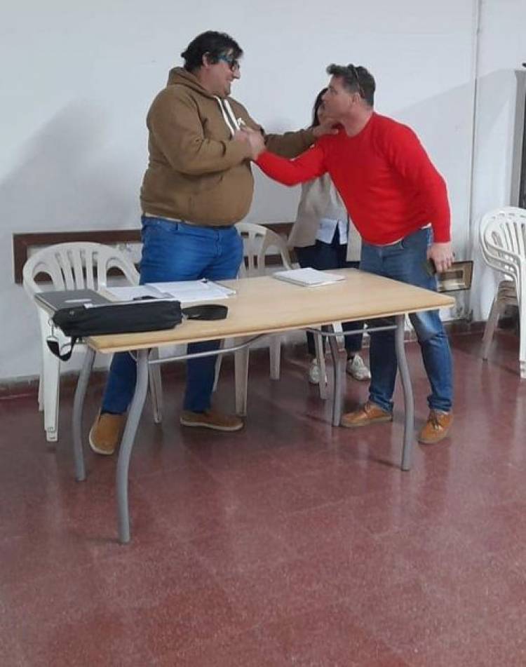 INTENDENTE NATALIO LATTANZI PRESENTE EN REUNION POR TIRO FEDERAL