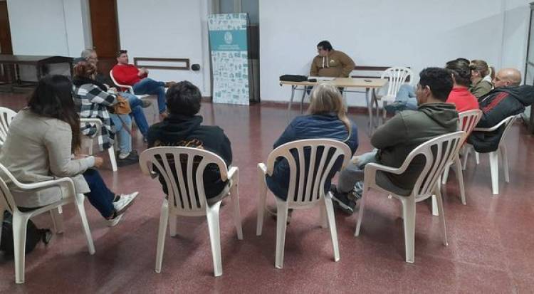 INTENDENTE NATALIO LATTANZI PRESENTE EN REUNION POR TIRO FEDERAL