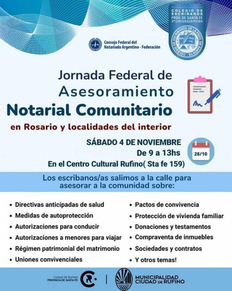 JORNADA FEDERAL DE ASESORAMIENTO NOTARIAL COMUNITARIO