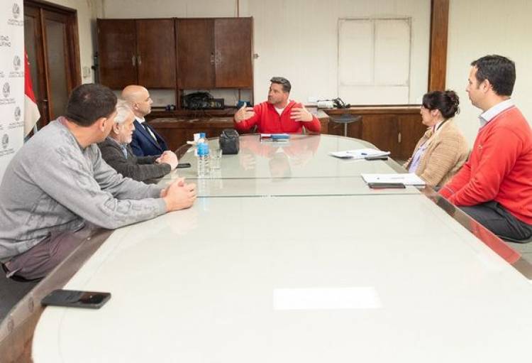 INTENDETE NATALIO LATTANZI CON MINISTRO DE SEGURIDAD DE LA PROVINCIA DE SANTA FE
