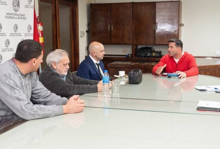 INTENDETE NATALIO LATTANZI CON MINISTRO DE SEGURIDAD DE LA PROVINCIA DE SANTA FE