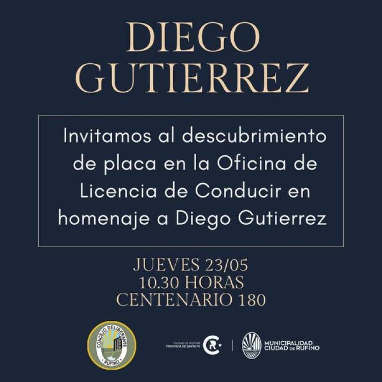 HOMENAJE PARA DIEGO GUTIERREZ Y JAVIER CHAVES