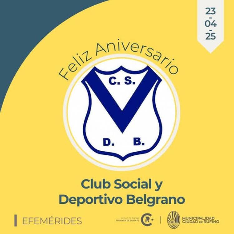 FELIZ CUMPLEAÑOS CLUB BELGRANO