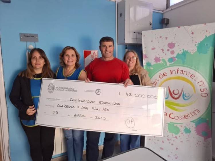 42 MILLONES PARA LAS ESCUELAS