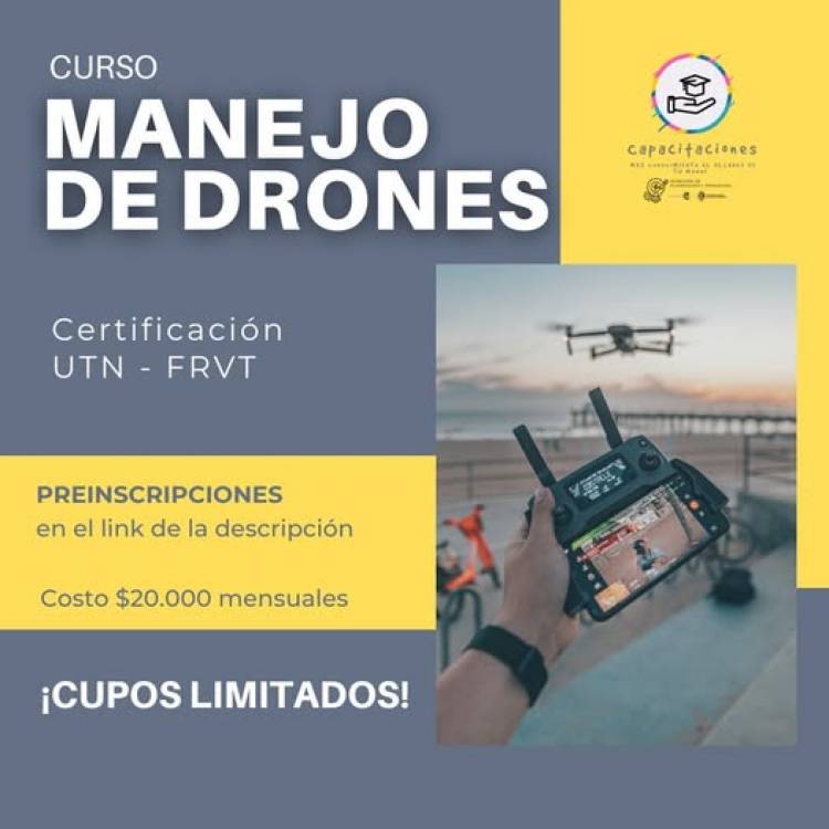 CURSO DE MANEJO DE DRONES
