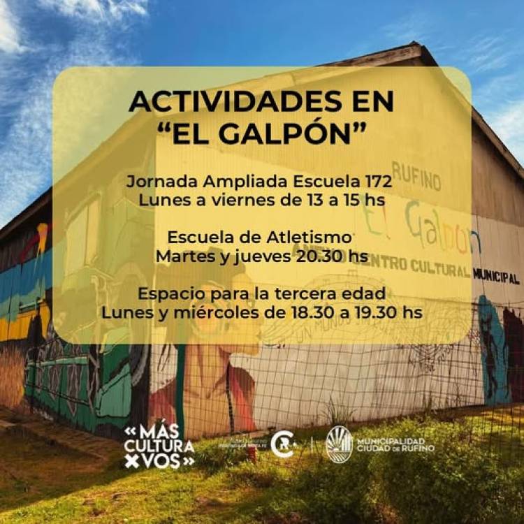 EL ANEXO DEL CENTRO CULTURAL CON ACTIVIDADES