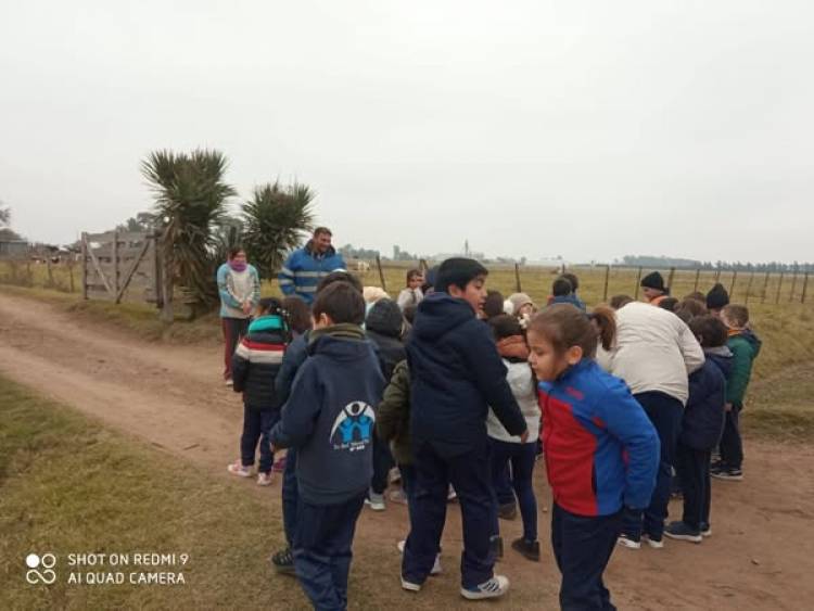 ALUMNOS DE 2° GRADO DE ESCUELA MANUEL BELGRANO DE VISITA