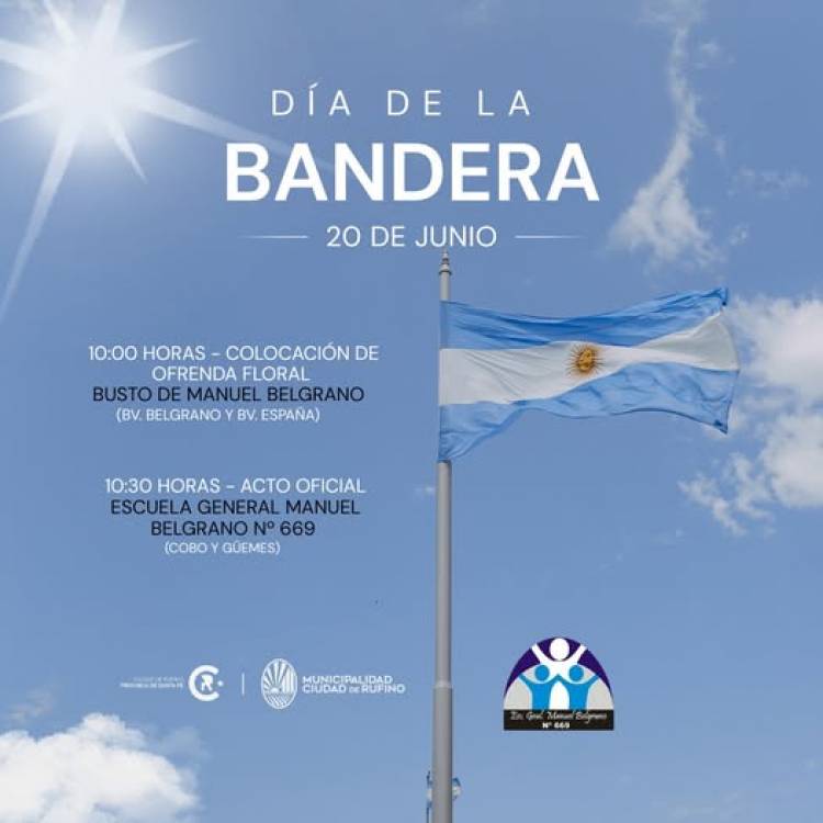 20 DE JUNIO: DIA DE LA BANDERA