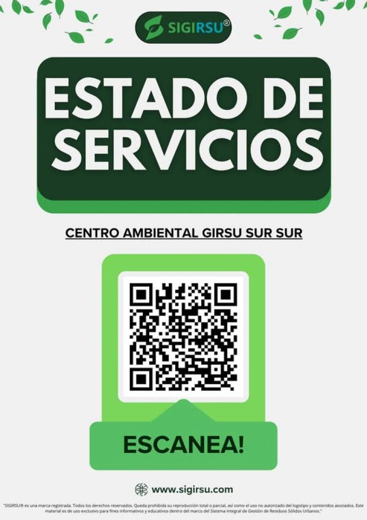 PLANTA DE RECICLADO DE RUFINO: ESTADO DE SERVICIOS- COMPARTIR