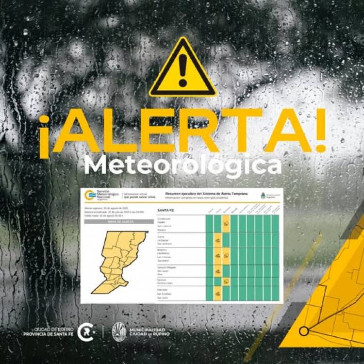 IMPORTANTE: ALERTA AMARILLA