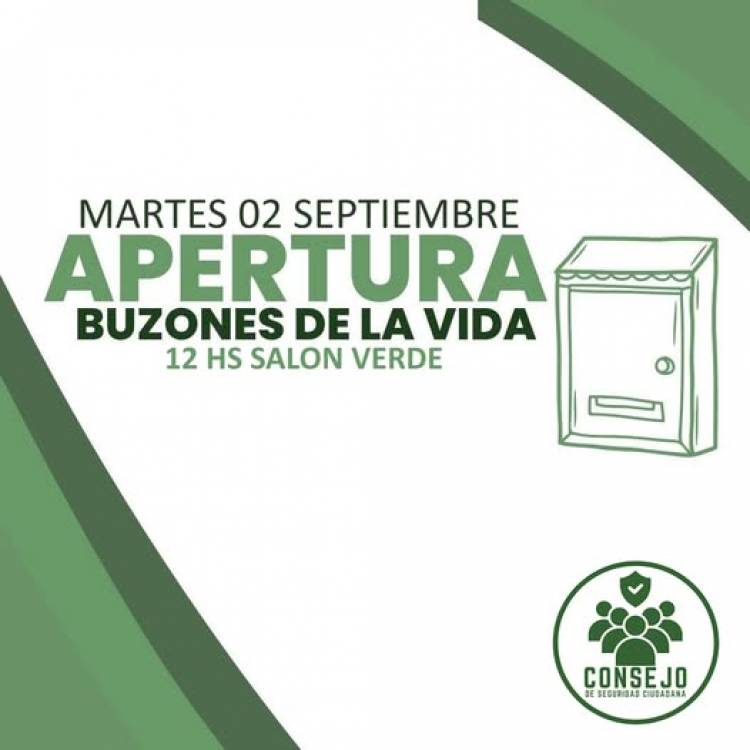ONCEAVA APERTURA BUZONES DE VIDA