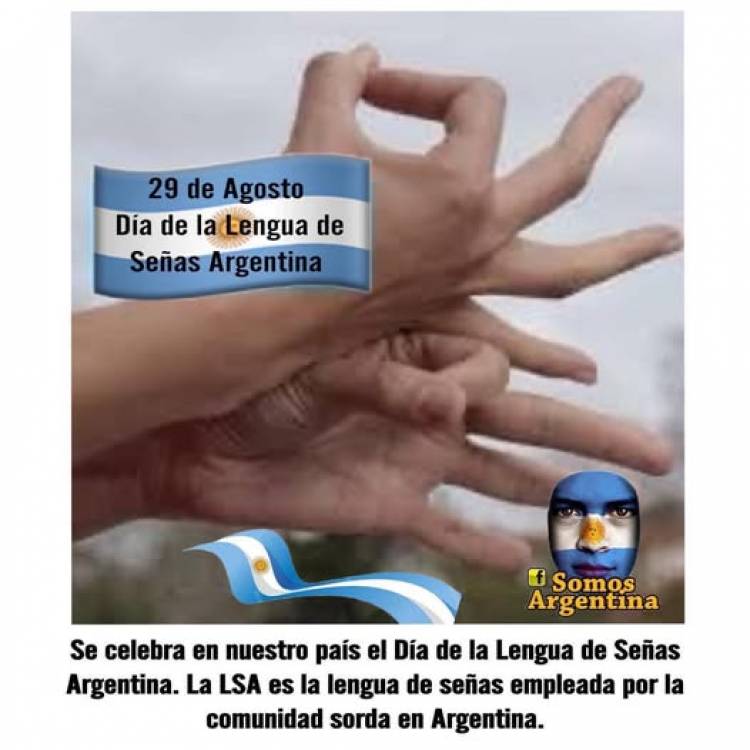 29 DE AGOSTO: DIA DE LA LENGUA DE SEÑAS ARGENTINAS