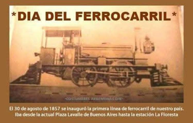 30 DE AGOSTO: DIA DEL FERROCARRIL