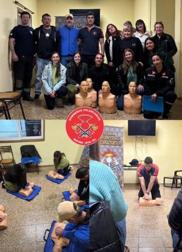 BOMBEROS VOLUNTARIOS DE RUFINO: CAPACITACION