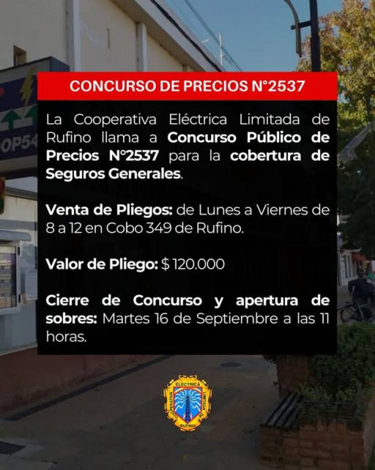CELR: CONCURSO DE PRECIOS N° 2537