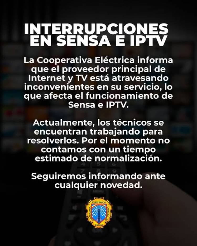 CELR: INTERRUPCIONES EN SENSA E IPTU