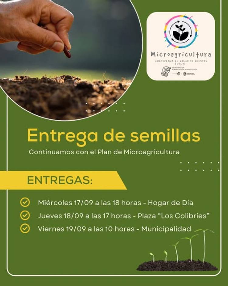 ENTREGA DE SEMILLAS