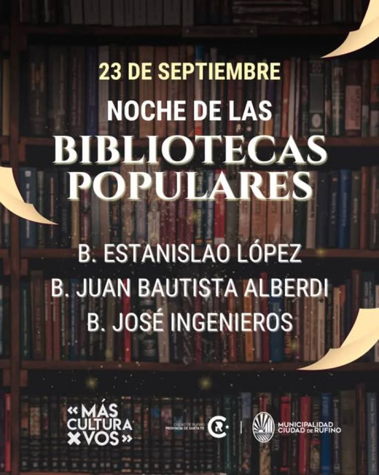 NOCHE DE BIBLIOTECAS POPULARES