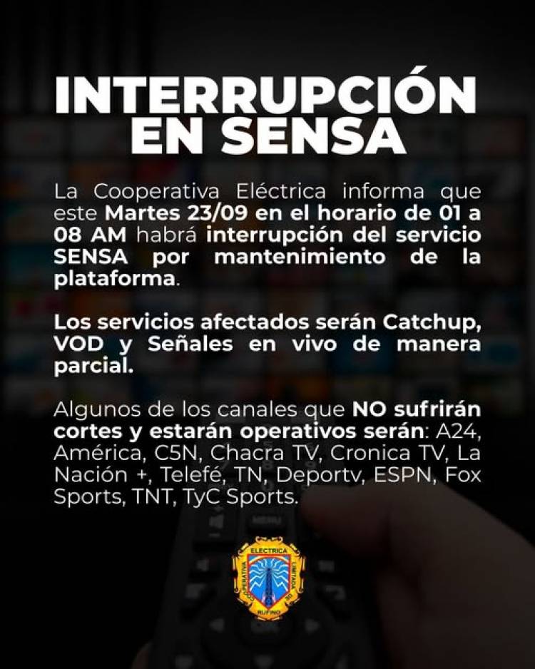 CELR: INTERRUPCION SENSA